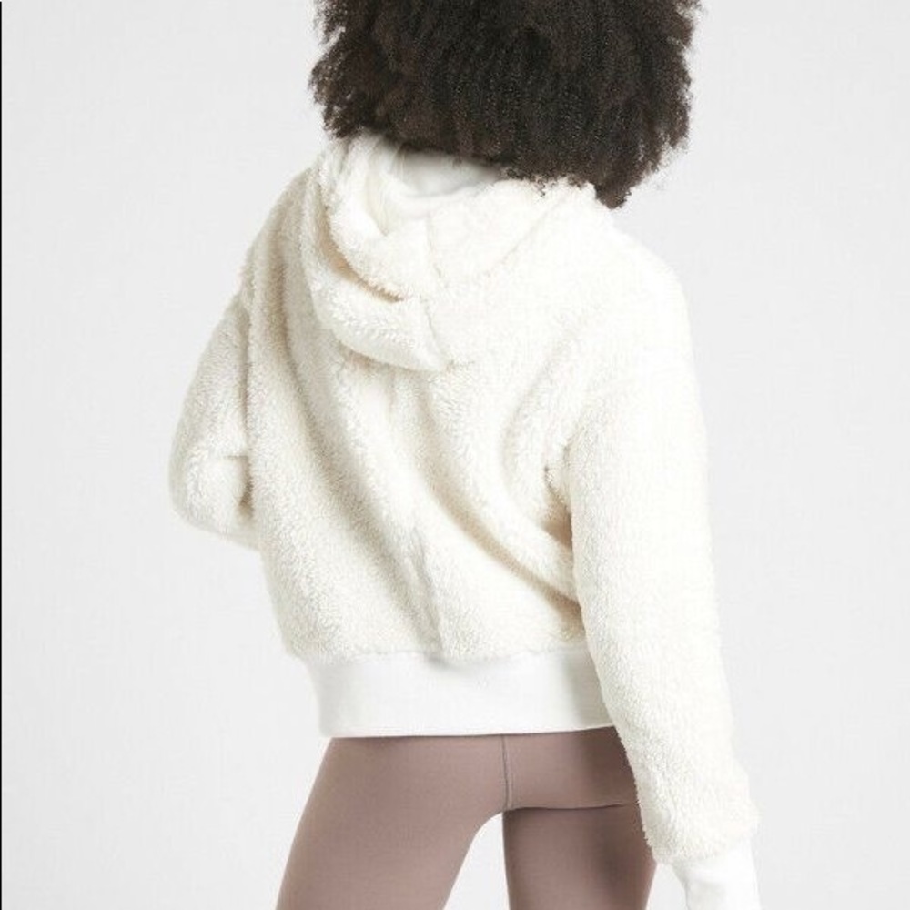Athleta Cozy Reversible Sherpa Jacket (M)